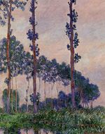 Клод Моне Три дерева в пасмурную погоду 1891г